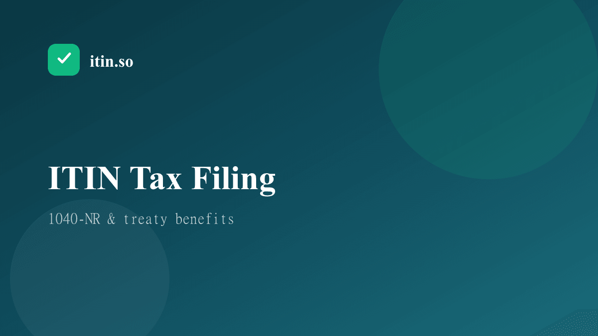 Illustration comparing tax credits available and unavailable to ITIN holders